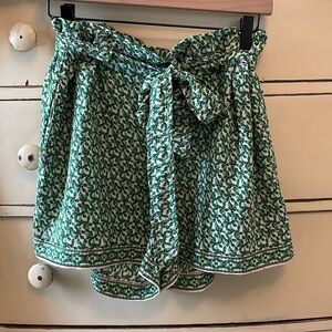 Max Studio floral paper bag waist shorts - Large (fits like medium-large).